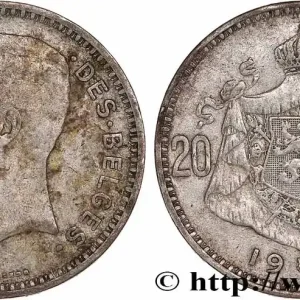 Meilleur Choix BELGIQUE 20 Francs Albert Ier légende Française 1934 fwo_776928 Monde