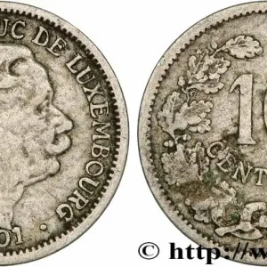 LUXEMBOURG 10 Centimes grand-duc Adolphe 1901 fwo_781784 Monde Marque