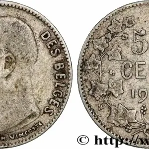 Livraison Gratuite BELGIQUE 50 Centimes Léopold II légende en français 1909 fwo_781803 Monde