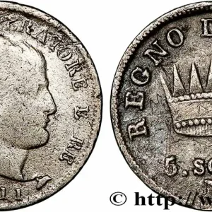 ITALIE - ROYAUME D'ITALIE - NAPOLÉON Ier 5 Soldi Napoléon Empereur et Roi d’Italie 1811 Milan - M fwo_782303 Monde Promotion Saisonnière