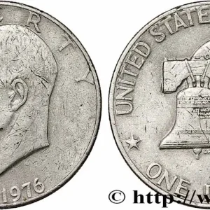 Vente Directe ÉTATS-UNIS D'AMÉRIQUE 1 Dollar Eisenhower bicentenaire 1976 Philadelphie fwo_784974 Monde