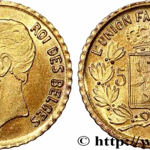 Top Qualité BELGIQUE 5 Francs fantaisie n.d. fwo_784977 Monde