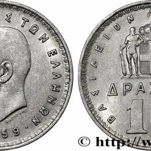 Nouveauté GRÈCE 10 Drachmes Paul Ier 1959 Paris fwo_784984 Monde
