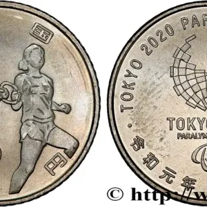 Populaire JAPON 100 Yen Jeux Para-Olympiques Tokyo 2020 - athlétisme (2019) Hiroshima fwo_789342 Monde