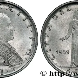 Commande En Gros VATICAN ET ÉTATS PONTIFICAUX 50 Lire Jean XXIII an I 1959 Rome fwo_791156 Monde