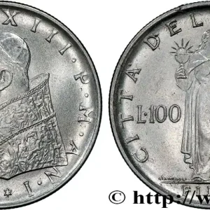 Prix Bas VATICAN ET ÉTATS PONTIFICAUX 100 Lire Jean XXIII an I 1959 Rome fwo_791159 Monde