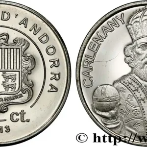 ANDORRE (PRINCIPAUTÉ) 50 Centims Proof Charlemagne 2013 fwo_791163 Monde Achat Immédiat
