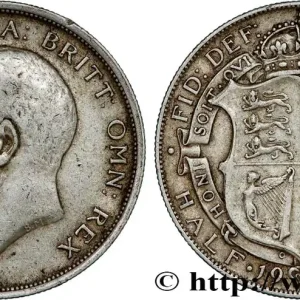 ROYAUME-UNI 1/2 Crown Georges V 1914 Londres fwo_791194 Monde Commande En Gros