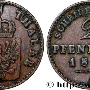 Prix Réduit ALLEMAGNE - PRUSSE 2 Pfenninge Royaume de Prusse 1853 Berlin fwo_791502 Monde