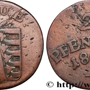 Achetez Aujourd’hui ALLEMAGNE - SAXE-WEIMAR-EISENACH 2 Pfennige Karl August 1803 fwo_791503 Monde