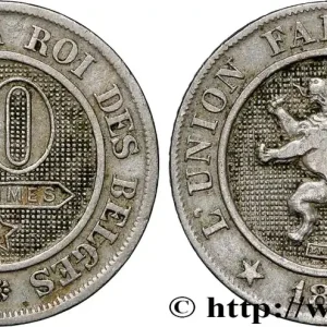 Jusqu’à Épuisement Des Stocks BELGIQUE 10 Centimes lion 1863 fwo_792105 Monde