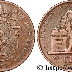 Prix Bas BELGIQUE 2 Centimes Léopold Ier 1860 fwo_792174 Monde