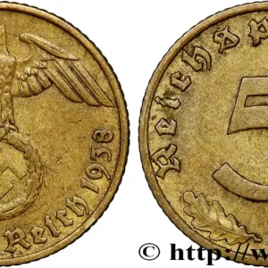 Expédition Rapide ALLEMAGNE 5 Reichspfennig 1938 Stuttgart - F fwo_792179 Monde