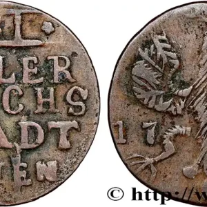 ALLEMAGNE - AIX-LA-CHAPELLE 12 (XII) Heller ville de Aachen aigle 1794 fwo_792256 Monde Dernière Chance