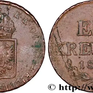 Remise AUTRICHE 1 Kreuzer 1816 Groß-Neustadt fwo_792289 Monde