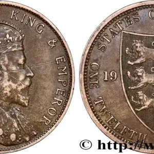 Usine Directe JERSEY 1/12 Shilling Edouard VII 1909 fwo_792332 Monde