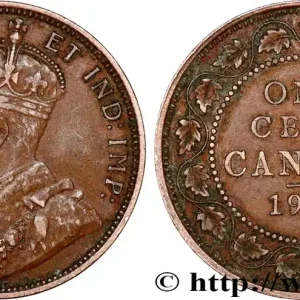 CANADA 1 Cent Georges V 1911 fwo_792336 Monde Pas Cher