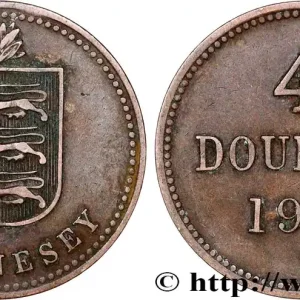 Meilleur Prix GUERNESEY 4 Doubles armes du baillage de Guernesey 1914 Heaton fwo_792338 Monde