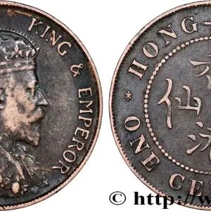 HONG KONG 1 Cent Edouard VII 1904 Heaton fwo_792360 Monde Nouvelle Collection