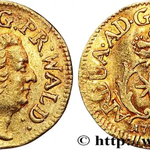 Meilleure Vente ALLEMAGNE - PRINCIPAUTÉ DE WALDECK - CHARLES-AUGUST-FRÉDÉRIC 1/4 Ducat 1741 fwo_795150 Monde