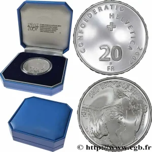 SUISSE 20 Francs 100e anniversaire de la Banque nationale suisse, le compositeur Arthur Honegger 2007 Berne - B fwo_787226 Monde Meilleur Prix