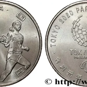 JAPON 100 Yen Jeux Para-Olympiques Tokyo 2020 - athlétisme (2019) Hiroshima fwo_789340 Monde Achat Immédiat