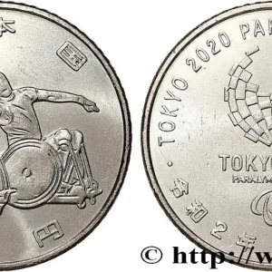 JAPON 100 Yen Jeux Para-Olympiques Tokyo 2020 - rugby-fauteuil an 2 ère Reiwa (2020) Hiroshima fwo_789367 Monde Pas Cher