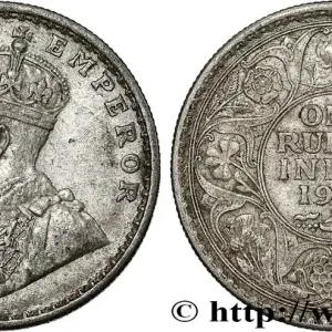 INDES BRITANNIQUES 1 Rupee (Roupie) Georges V 1914 Bombay fwo_790989 Monde Livraison Express