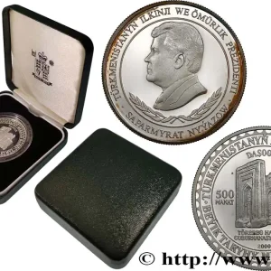 Promotion Saisonnière TURKMÉNISTAN 500 Manat Proof Dasoguz 2000 British Royal Mint fwo_775540 Monde