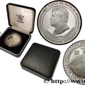 Must-Have TURKMÉNISTAN 500 Manat Proof Nisa 2000 British Royal Mint fwo_775550 Monde