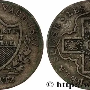 Réduction SUISSE - CANTON DE VAUD 1 Batzen 1827 Lausanne fwo_787521 Monde