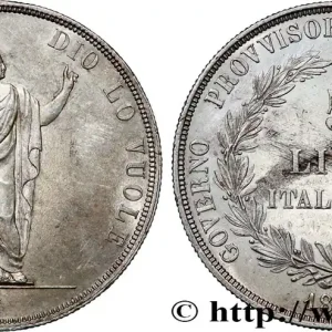 Soldes ITALIE - LOMBARDIE 5 Lire Gouvernement provisoire de Lombardie 1848 Milan fwo_789165 Monde