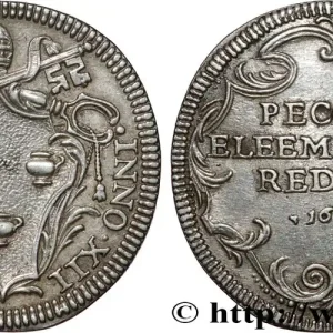 ITALIE - ÉTATS DU PAPE - INNOCENT XII (Antoine Pignatelli) 1 Giulio Innocent XII an IX 1699 Rome fwo_796268 Monde Meilleure Qualité