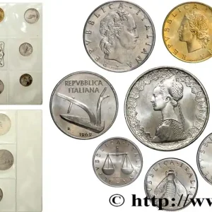 Prix Choc ITALIE Série FDC de 8 monnaies 1969 Rome - R fwo_687394 Monde