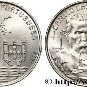Petit Prix PORTUGAL 100 Escudos centenaire de la mort de l’écrivain Camilo Castelo Branco 1990 fwo_690294 Monde