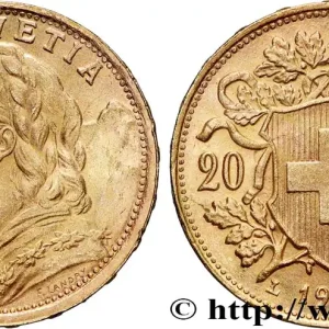 Réduction OR, PALLADIUM ET PLATINE INVESTISSEMENT 20 Francs "Vreneli" 1935 Berne fwo_769553 Monde