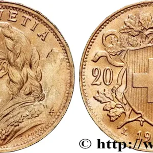 Nouveauté OR, PALLADIUM ET PLATINE INVESTISSEMENT 20 Francs "Vreneli" 1935 Berne fwo_769554 Monde