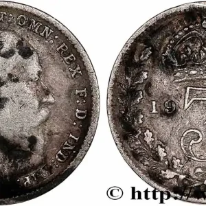 Édition Limitée ROYAUME-UNI 3 Pence Edouard VII 1904 fwo_775113 Monde