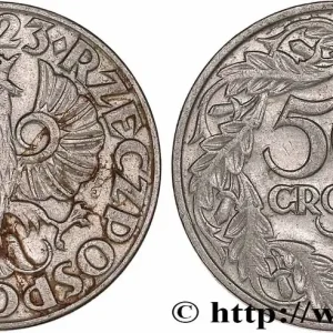 POLOGNE 50 Groszy 1923 Varsovie fwo_777277 Monde Paiement Sécurisé