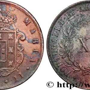 PORTUGAL - ROYAUME DE PORTUGAL - MARIE II 20 Reis 1849 fwo_779327 Monde Bon Plan