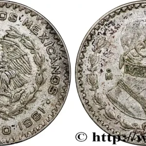 Nouveauté MEXIQUE 1 Peso Jose Morelos y Pavon 1961 Mexico fwo_783819 Monde