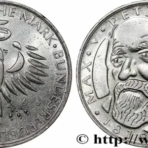 ALLEMAGNE 5 Mark chimiste Max Joseph von Pettenkofer 1968 Munich fwo_784208 Monde Offre Spéciale