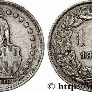 Expédition Rapide SUISSE 1 Franc Helvetia 1944 Berne fwo_786920 Monde