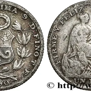 Achetez Aujourd’hui PÉROU 1 Dinero 1890 Lima fwo_787957 Monde