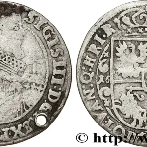 Prix Choc POLOGNE 1/4 de thaler Sigismond III Vasa 1623 Cracovie fwo_788109 Monde