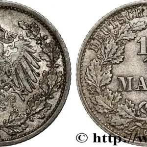 ALLEMAGNE 1/2 Mark Empire aigle impérial 1908 Berlin fwo_788368 Monde Super Prix