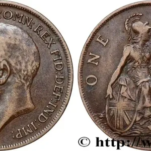 ROYAUME-UNI 1 Penny Georges V 1917 fwo_789261 Monde Super Prix