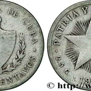 CUBA 10 Centavos 1920 fwo_789798 Monde Offre Spéciale