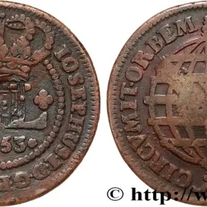 BRÉSIL - PRINCE JEAN REGENT 8 Réis contremarqué sur une 40 Réis 1753 (1809) Lisbonne fwo_790960 Monde Prix Réduit