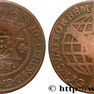 Prix Cassé BRÉSIL - PRINCE JEAN REGENT 40 Réis contremarqué sur une 20 Réis de 1757 (1809) Lisbonne fwo_791670 Monde